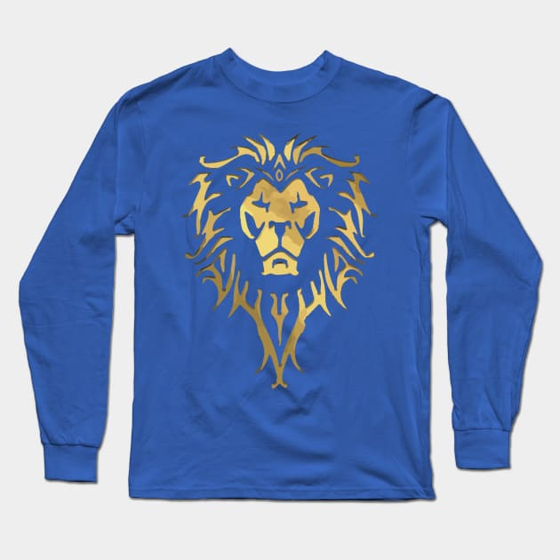 Lion of Stormwind Long Sleeve T-Shirt by Griffen